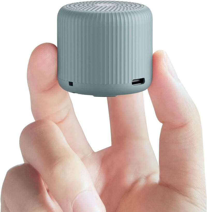 LEICEX White Noise Machine Baby Portable Sound Machine, Travel Sound Machine,15 Non-Looping Sound Timer and Memory Play, Mini White Noise Machine for Sleeping Office Travel （Slate） - Image 1